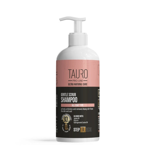 Tauro Pro Line Ultra Natural Care Gentle Scrub Shampoo für alle Felltypen