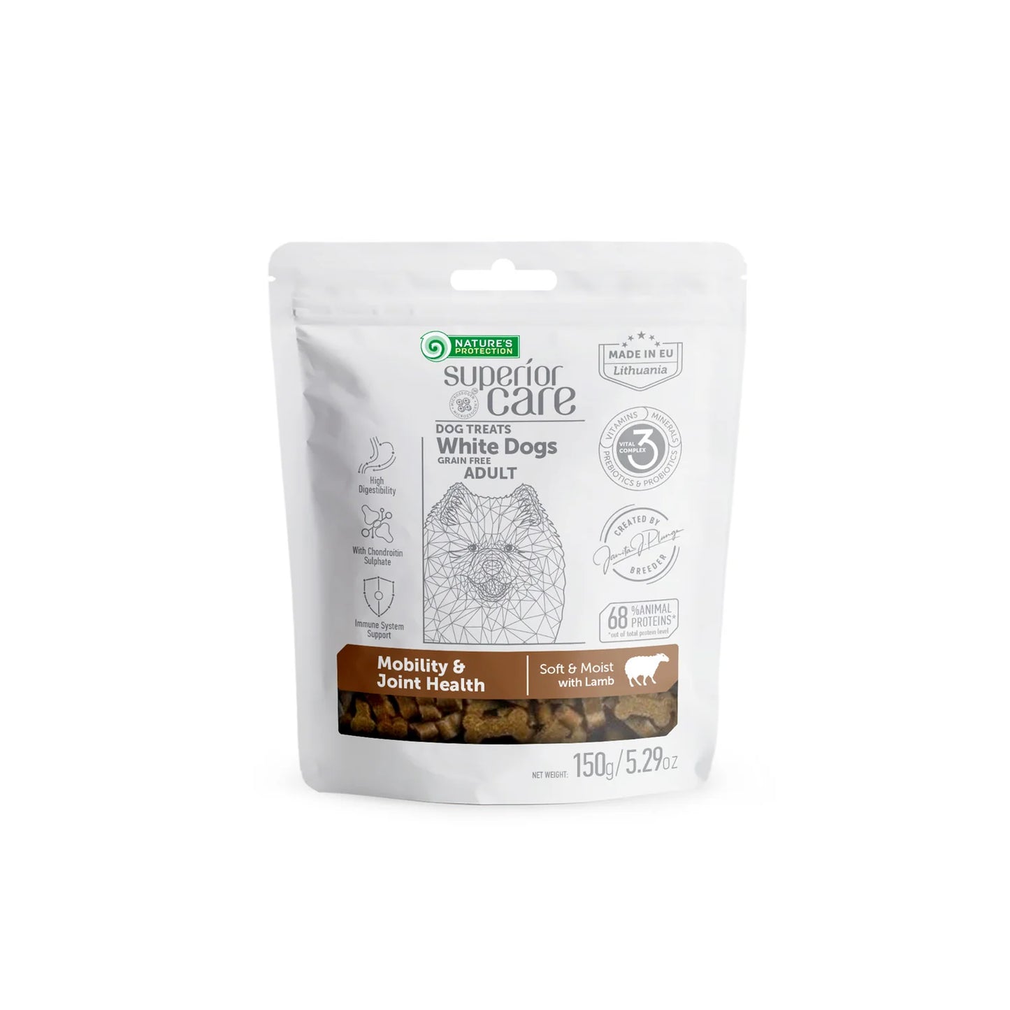 Nature's Protection Superior Care White Dogs Mobility & Joint Health - 150g