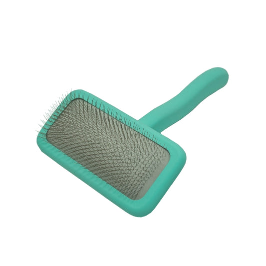 Tauro Pro Line Kunststoffbürste - Dünn und Hart (20mm) in Mint, Größe L