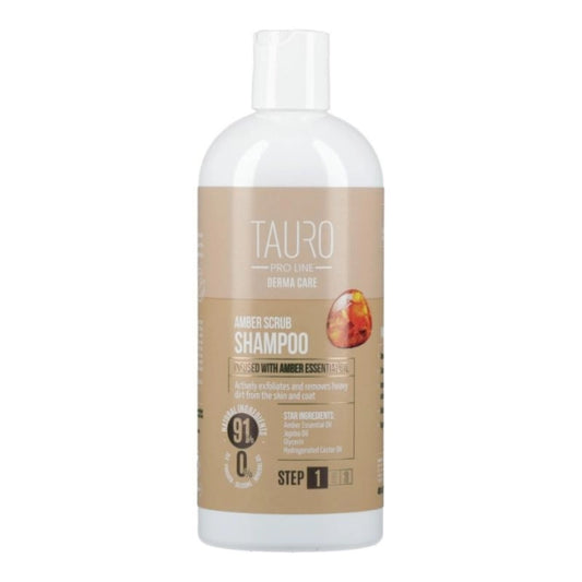 Tauro Pro Line Derma Care Amber Scrub Shampoo - 400ml