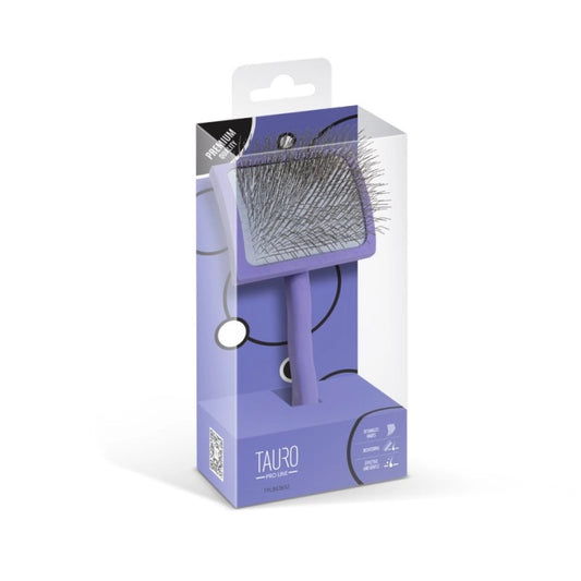 Tauro Pro Line Holzbürste 22cm – Violett mit 25mm Pins