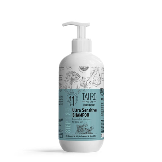 Tauro Pro Line Pure Nature Ultra Sensitive 400ml – Sanfte Pflege für sensible Vierbeiner
